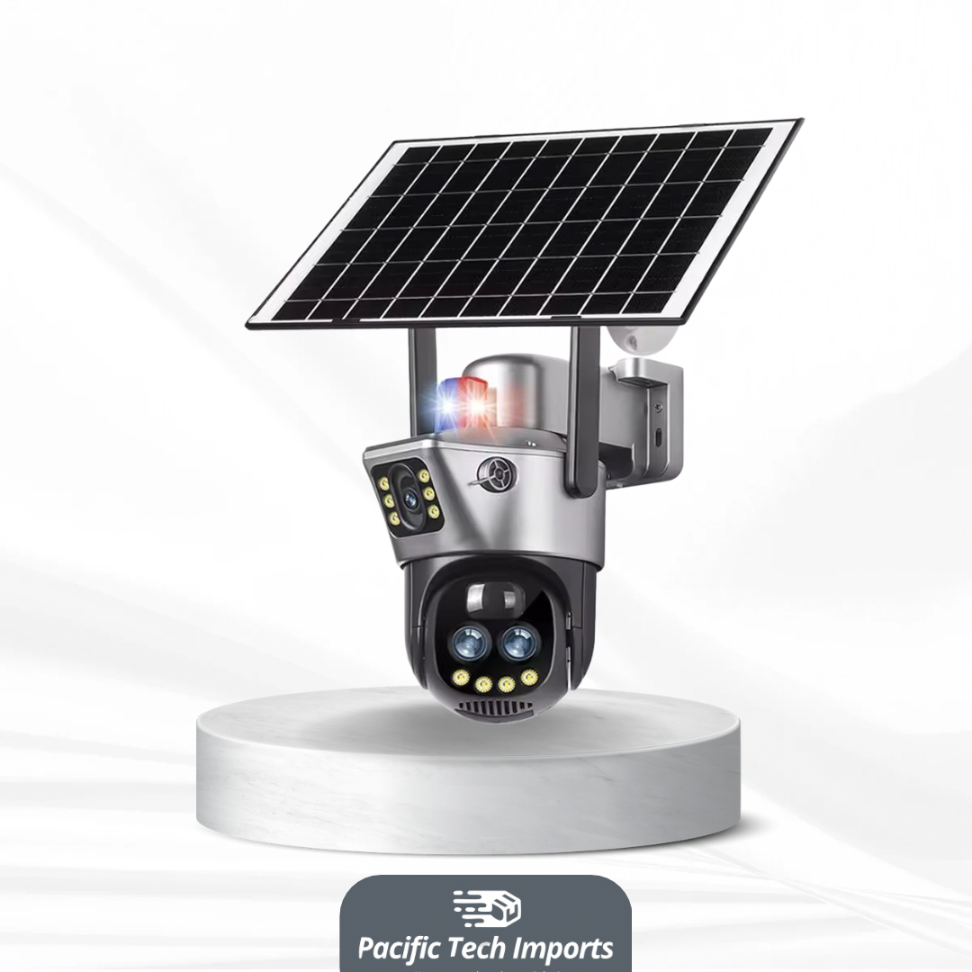 Caméra Solaire Dual Lens/Zoom X10 4G