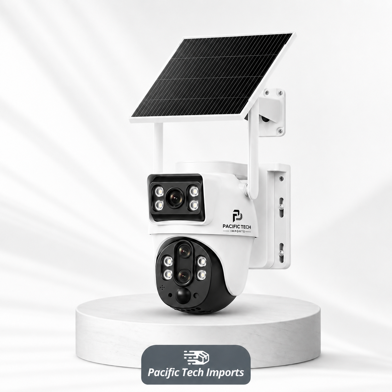 Caméra Solaire Double Caméra + Zoom x10 | WIFI
