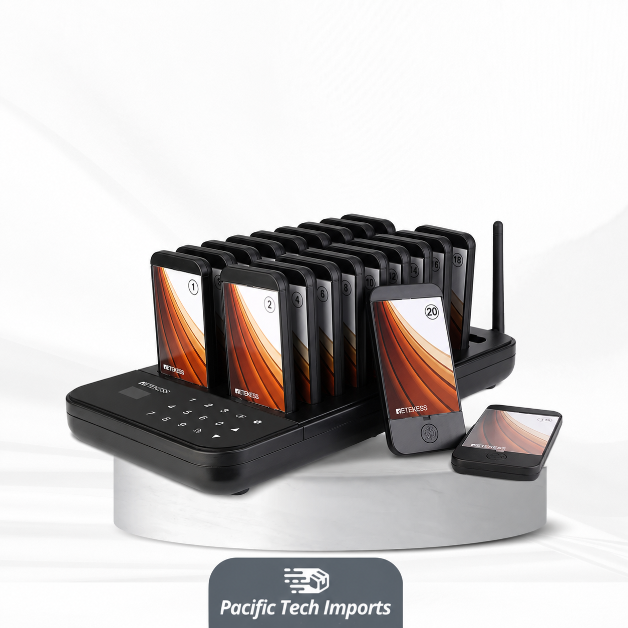 Pack Bipeurs Retekess TD173 – 20 récepteurs